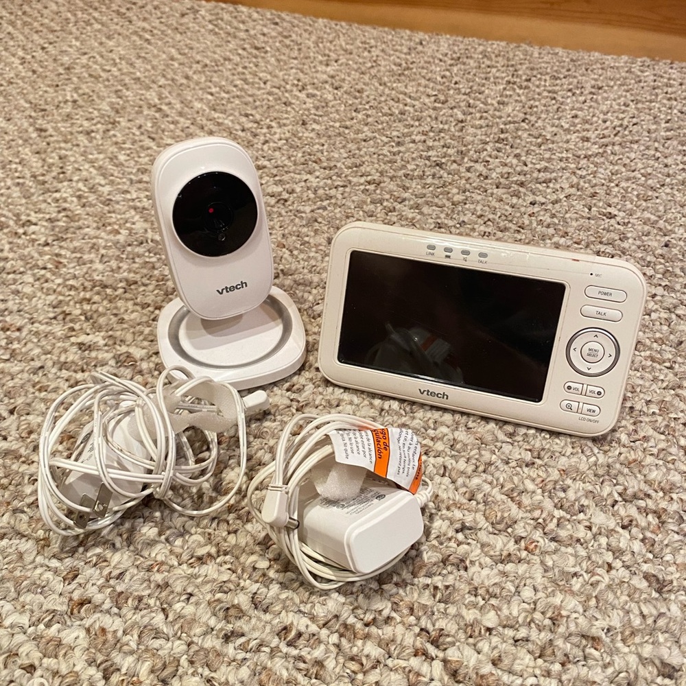 Vtech 5” Digital Baby Monitor White